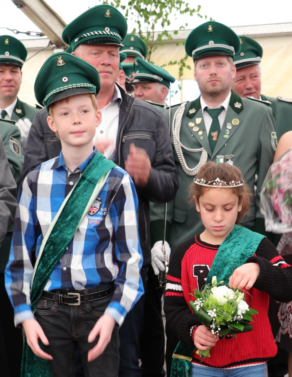 Zum Auftakt des Hochfestes werden die Nachfolger des Kinderkönigspaares Mirina Kabalan und Moritz Weuste ermittelt. von privat