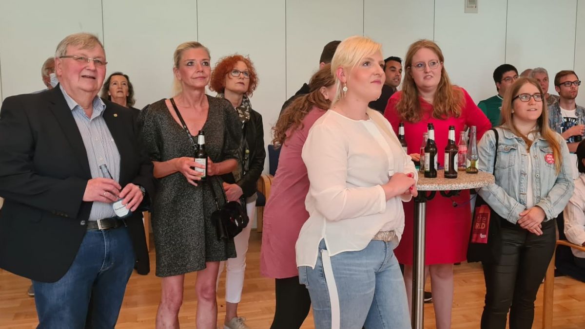 Christin-Marie Stamm (Mitte) hat es in den neuen Landtag geschafft. von Nicole Voss
