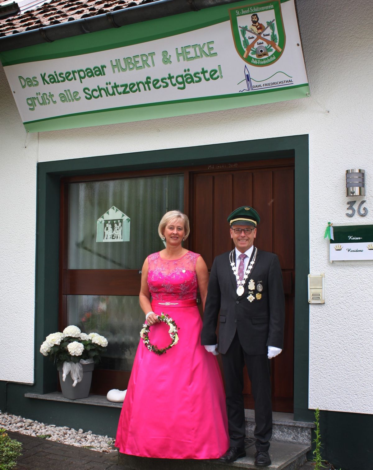Hubert und Heike Kappestein regieren seit dem Jahr 2004 als Kaiserpaar. von privat