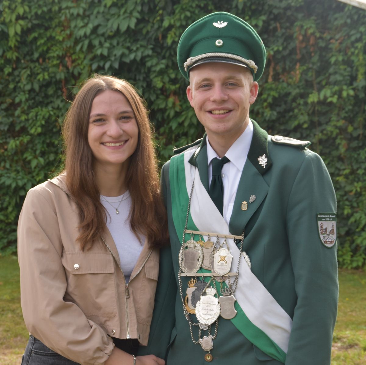 Jungschützenkönigspaar sind Elias Schilli und Antonia Steinhoff. von Nicole Voss