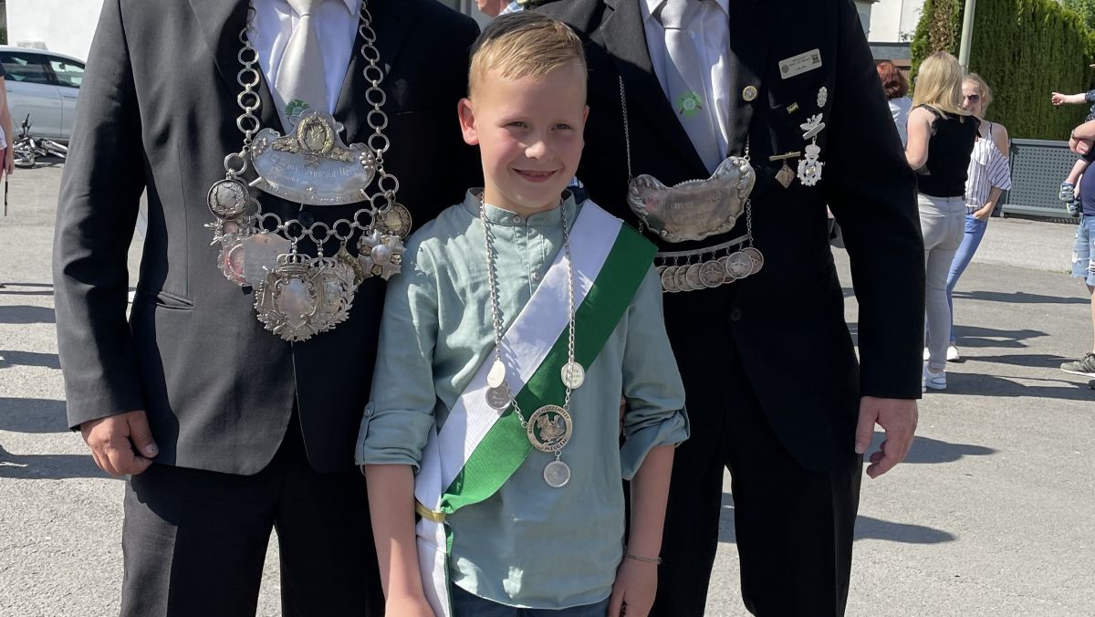 Kinderschützenfest in Meggen: Anton Thielmann ist neuer Kinderkönig. von privat
