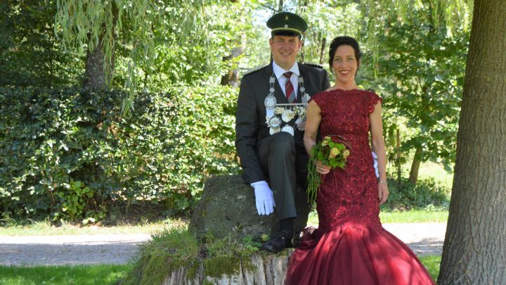 Das Königspaar Martin und Annika Seidel freut sich auf die nächsten Höhepunkte seiner...