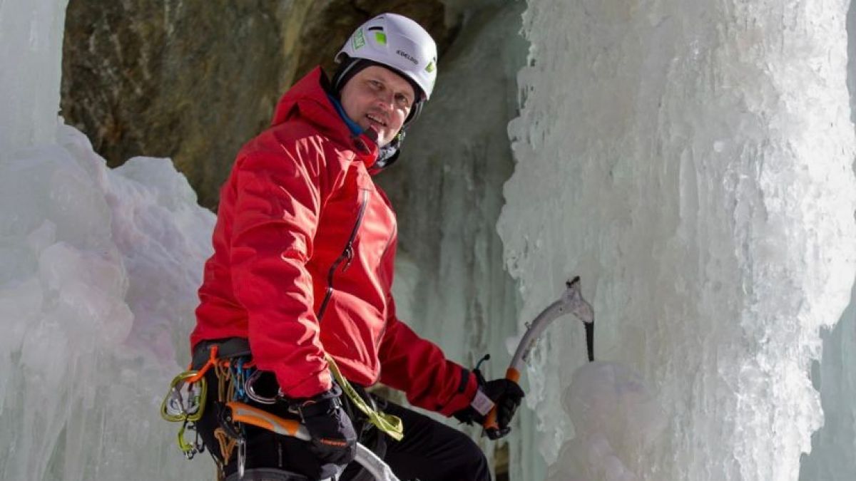 Frank Burghaus ist begeisterter Bergsteiger. von privat