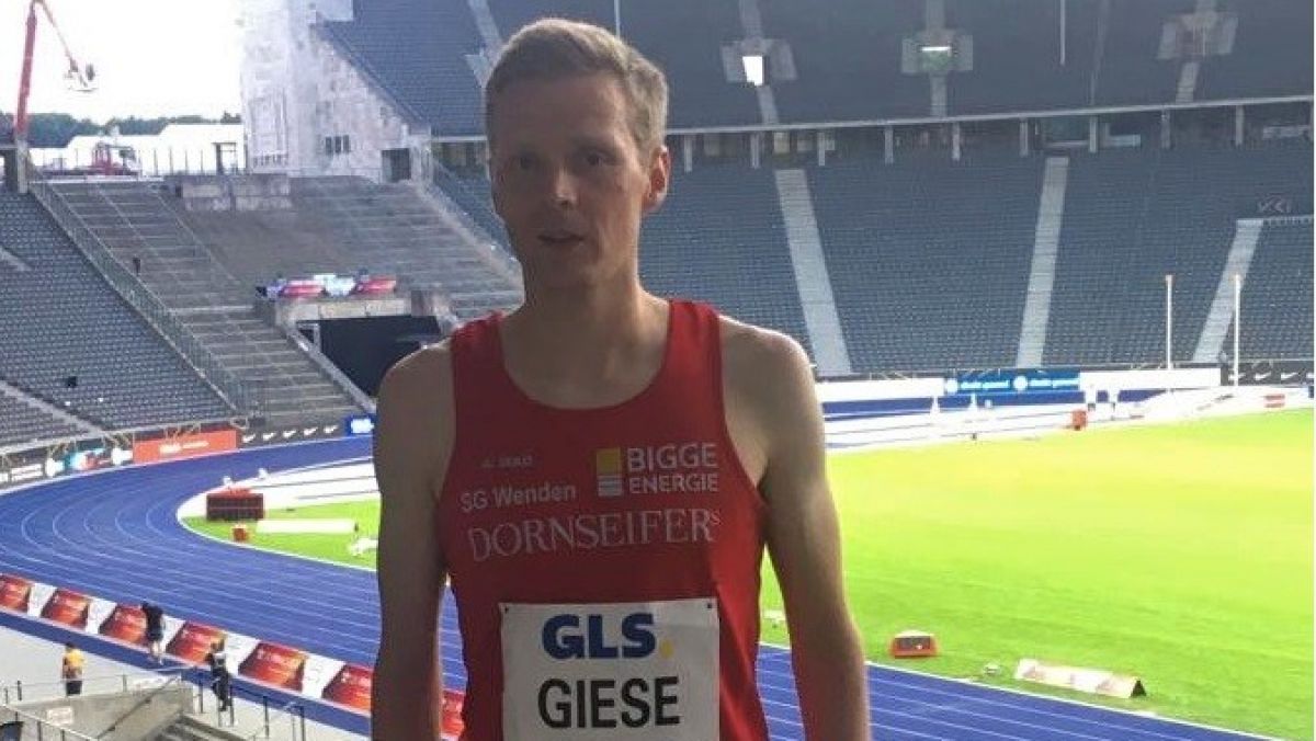 Marco Giese von der SG Wenden nahm an den Deutschen Meisterschaften in Berlin teil. von privat