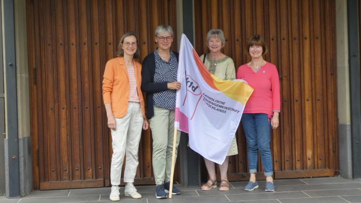 Die Mitglieder des Leitungsteams der kfd St. Marien (v.l.): Beate Schröder, Monika...