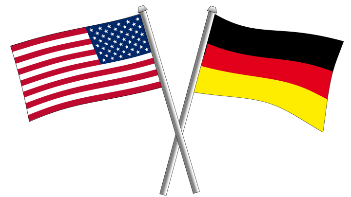 Symbolfoto amerikanisch-deutsche Partnerschaft