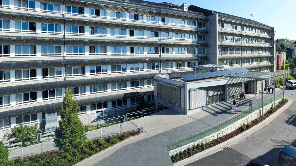 Das Krankenhaus in Olpe. von privat