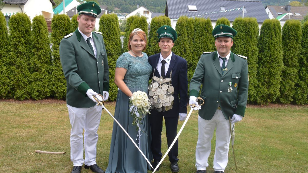 2019 sicherte sich Christian Brandt die Königswürde. Er regiert mit seiner Partnerin Katja Slowik. von Nicole Voss