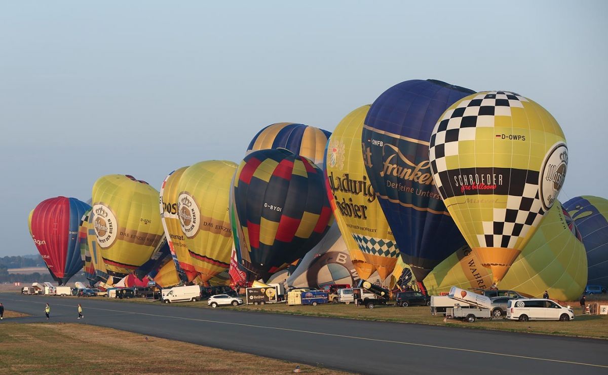 In diesem Jahr bleiben die Ballons am Boden, denn die Montgolfiade ist abgesagt worden. von WIM