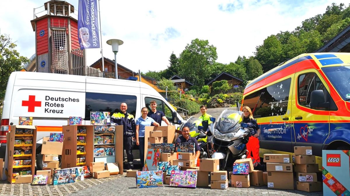 Die geschenkten Legosteine sorgen für jede Menge Spielspaß. von privat