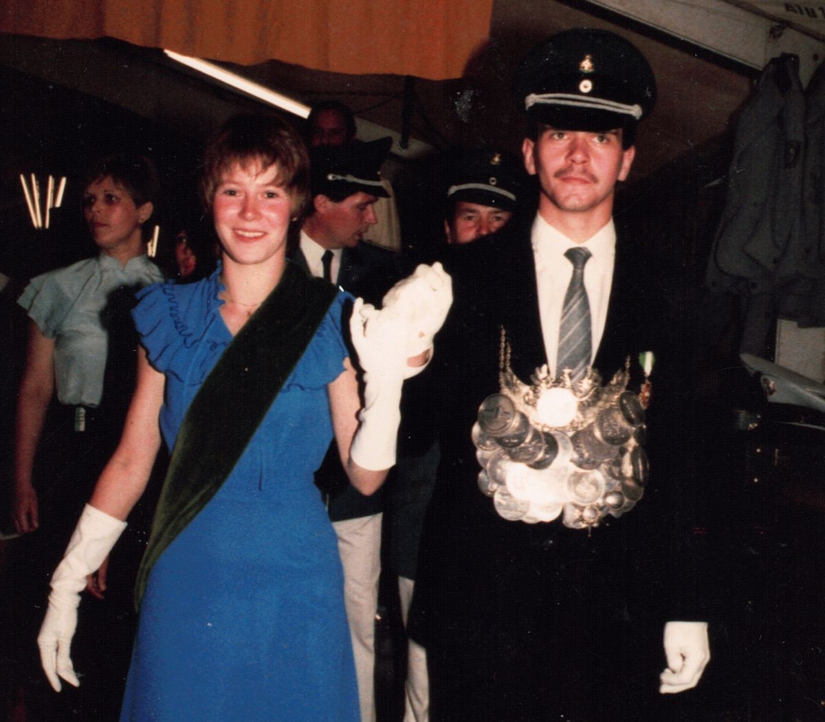 Das Königspaar von 1982: Markus Bröcher und Barbara Heuel. von privat
