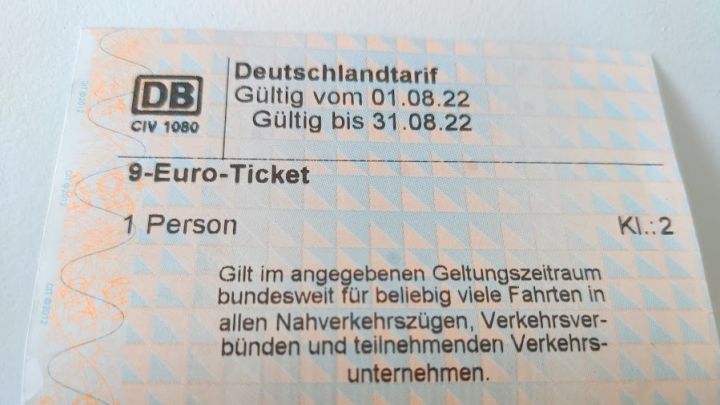 Das 9-Euro-Ticket läuft aller Voraussicht nach Ende August aus.
