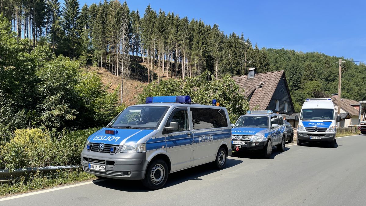 In Attendorn-Weschede gab es am Mittwoch, 10. August, einen größeren Polizeieinsatz. Dabei wurde ein Mann festgenommen. von privat