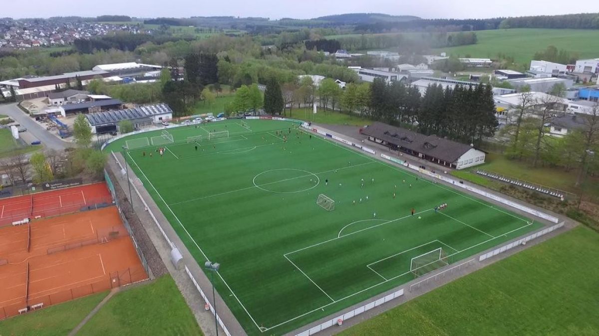 Der Sportplatz von Rot Weiß Hünsborn. von privat