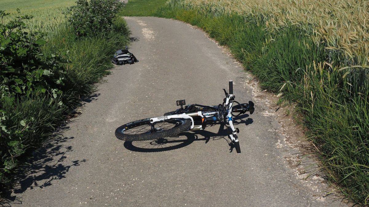 Symbolfoto Fahrradunfall von privat