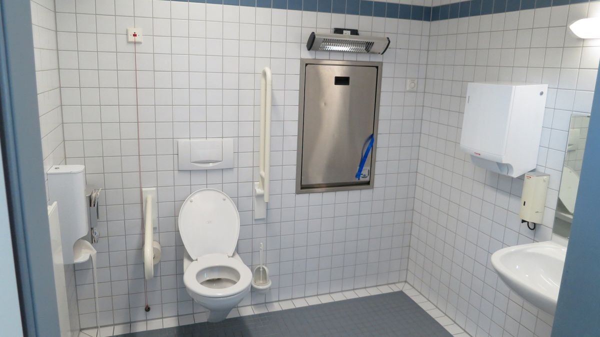 Zum barrierefreien Wohnen gehört auch ein behindertengerechtes WC dazu. von Pixabay
