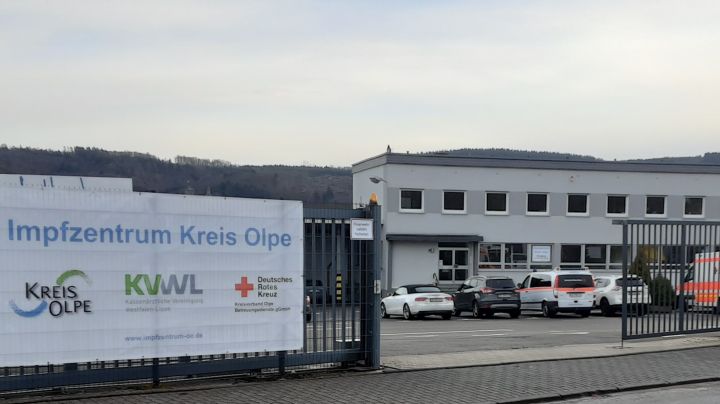 Das Impfzentrum für den Kreis Olpe in Attendorn.
