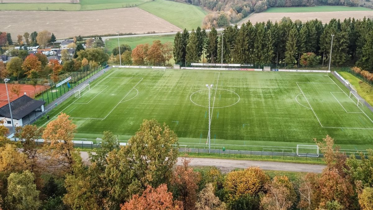 Der Sportplatz in Kleusheim. von privat