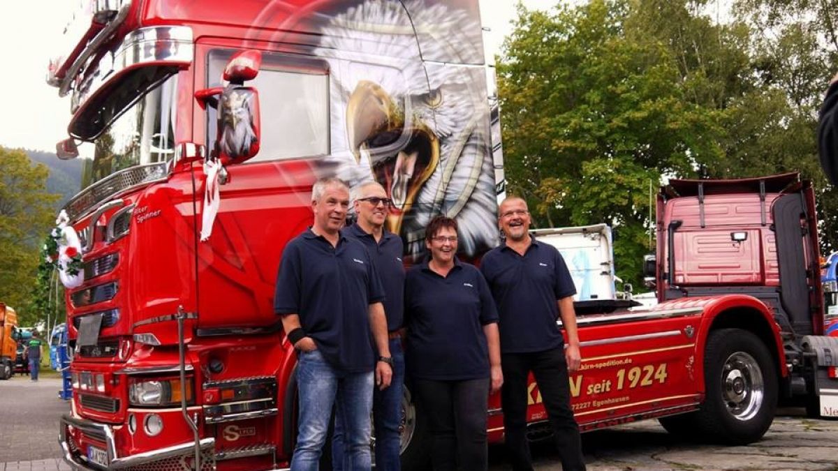 Karsten Olbrich, Andrea Günther, Lothar Köster und Klaus Günther vom Vorstand freuen sich auf das 26. Truck- und Countryfest in Saalhausen. von privat