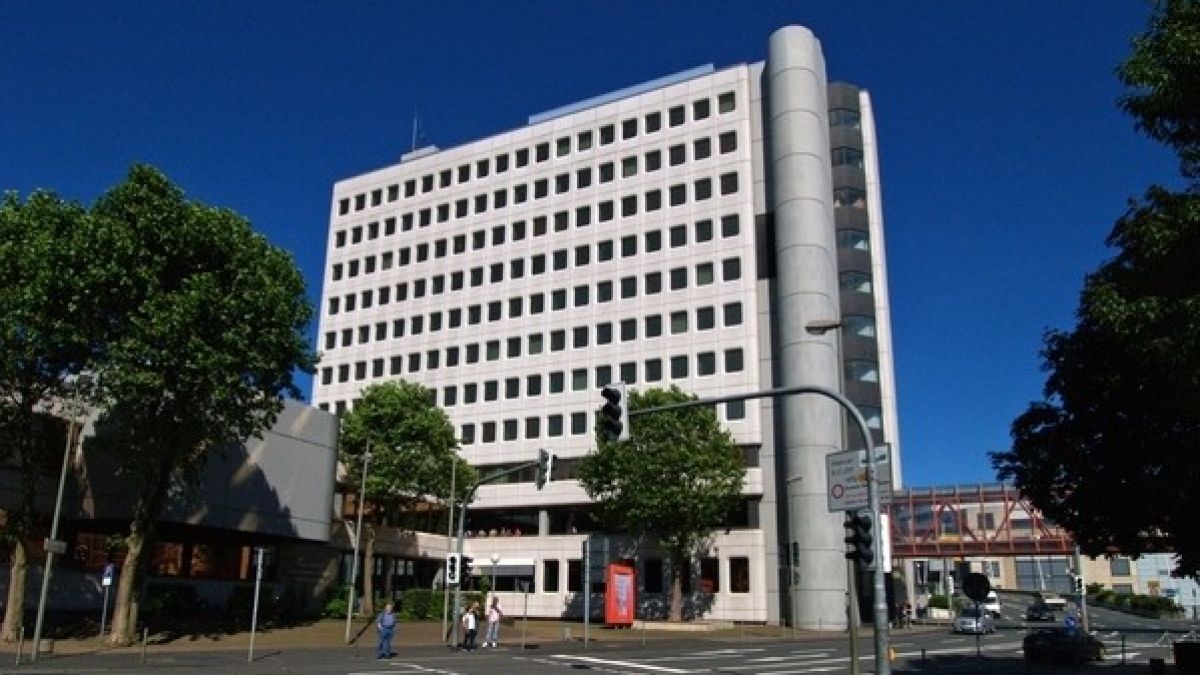 Das Justizgebäude in Siegen. von LG Siegen/Justiz NRW