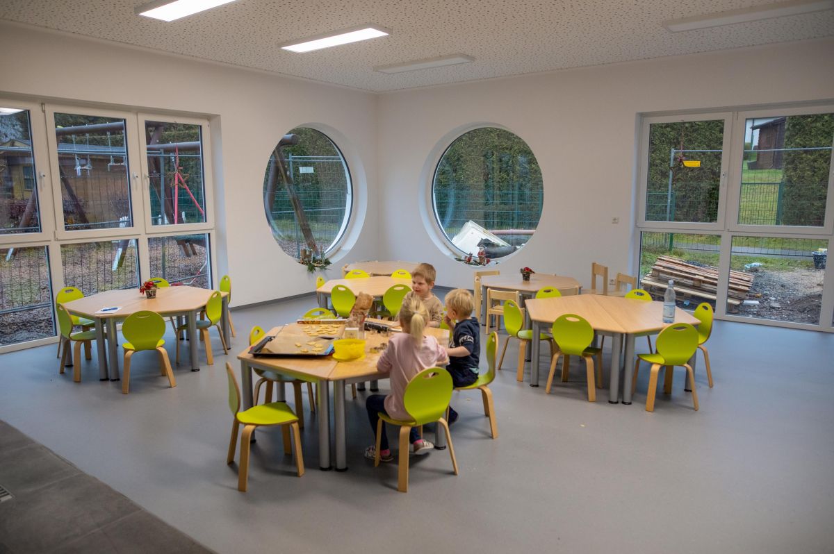 Die neue Mensa im Kindergarten Würdinghausen von Tine Schmidt