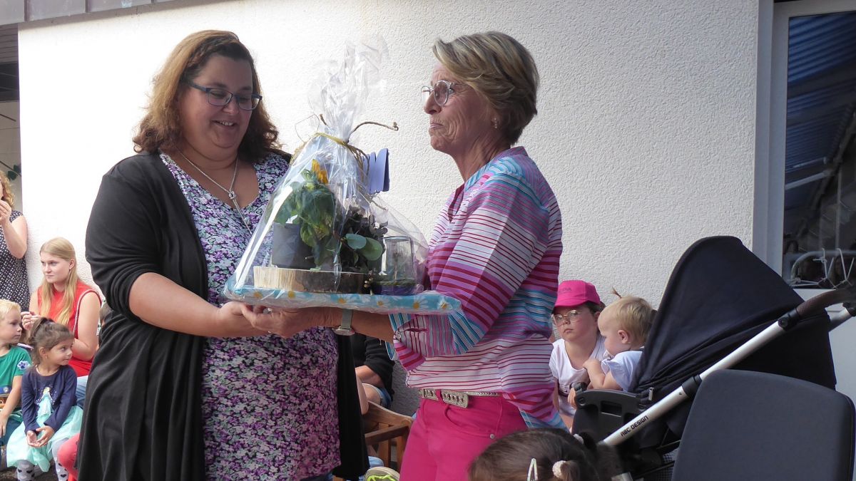 Nach 45 Jahren endet für Sabine Teppich der Beruf als Erzieherin. von privat