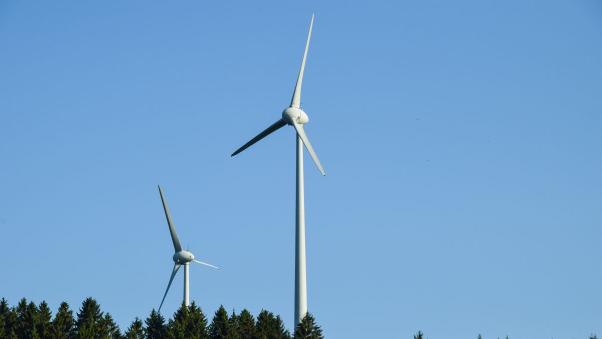 Windkraft Symbol Windrad