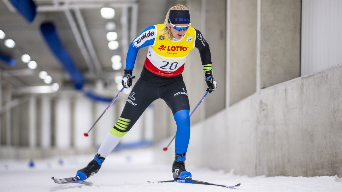 Melina Schöttes ging in Oberhof an den Start. von Kevin Voigt / VOIGT