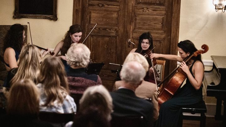Das Velvet Quartet überzeugte das Publikum im Haus Bamenohl.