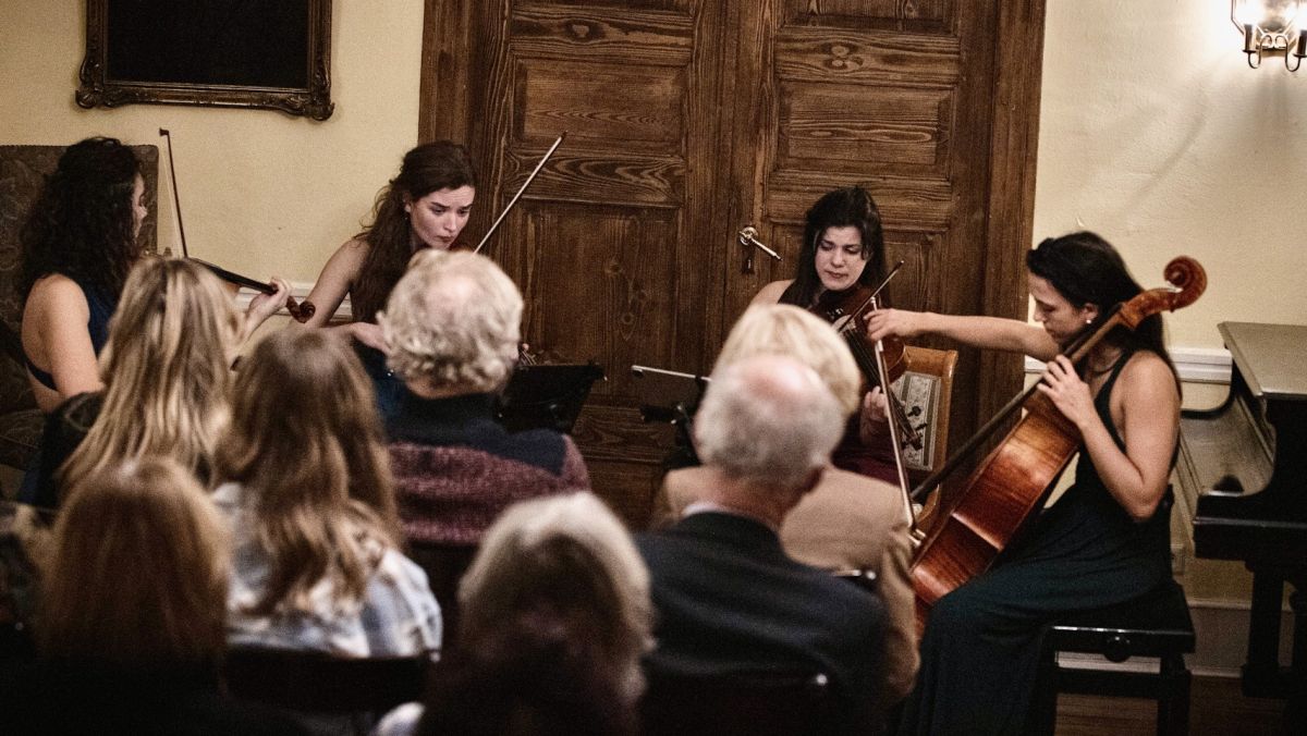 Das Velvet Quartet überzeugte das Publikum im Haus Bamenohl. von privat