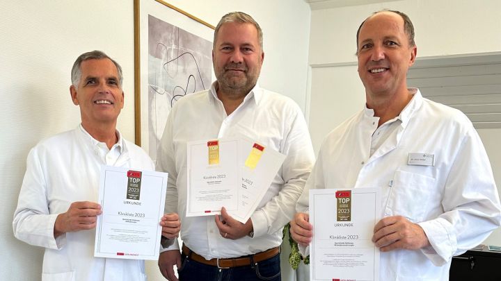 Die Sportklinik Hellersen wurde zu den TOP-Kliniken in Deutschland ausgezeichnet.