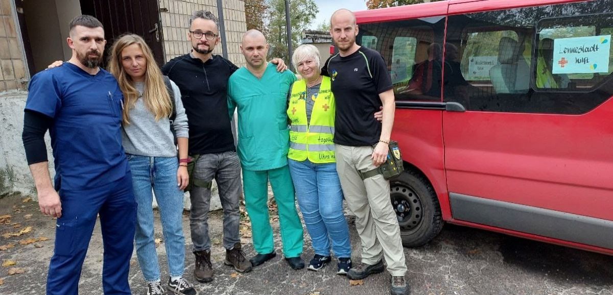 Was die Helfer in der Ukraine erleben, werden sie wohl nie vergessen: „Die Eindrücke und die Dankbarkeit der Menschen dort gehen mitten ins Herz.“ von privat