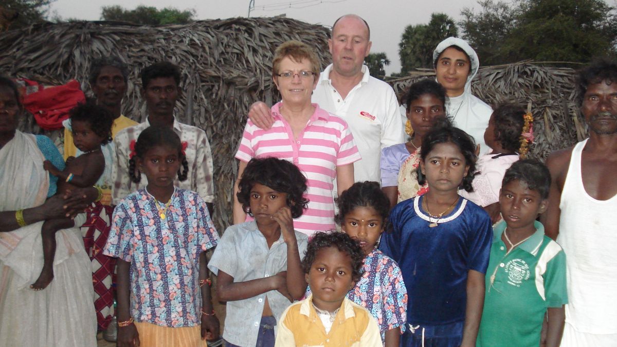 Die Indienhilfe Simon um das Elsper Ehepaar Christa und Karl-Josef Simon konnte in diesem Jahr zahlreiche Hilfsprojekte verwirklichen. von privat