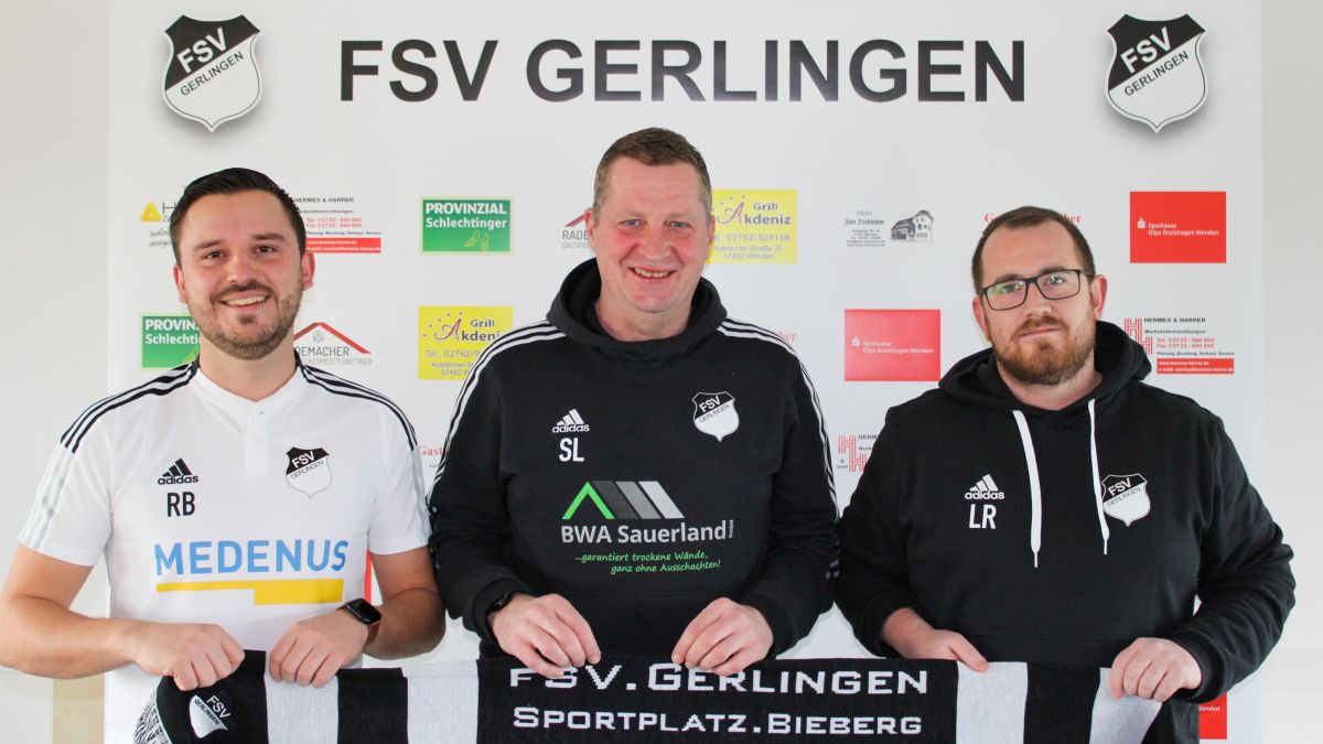 Robin Brucker, Jürgen Hundt (Sportlicher Leiter) und Lars Rademacher (von links). von privat