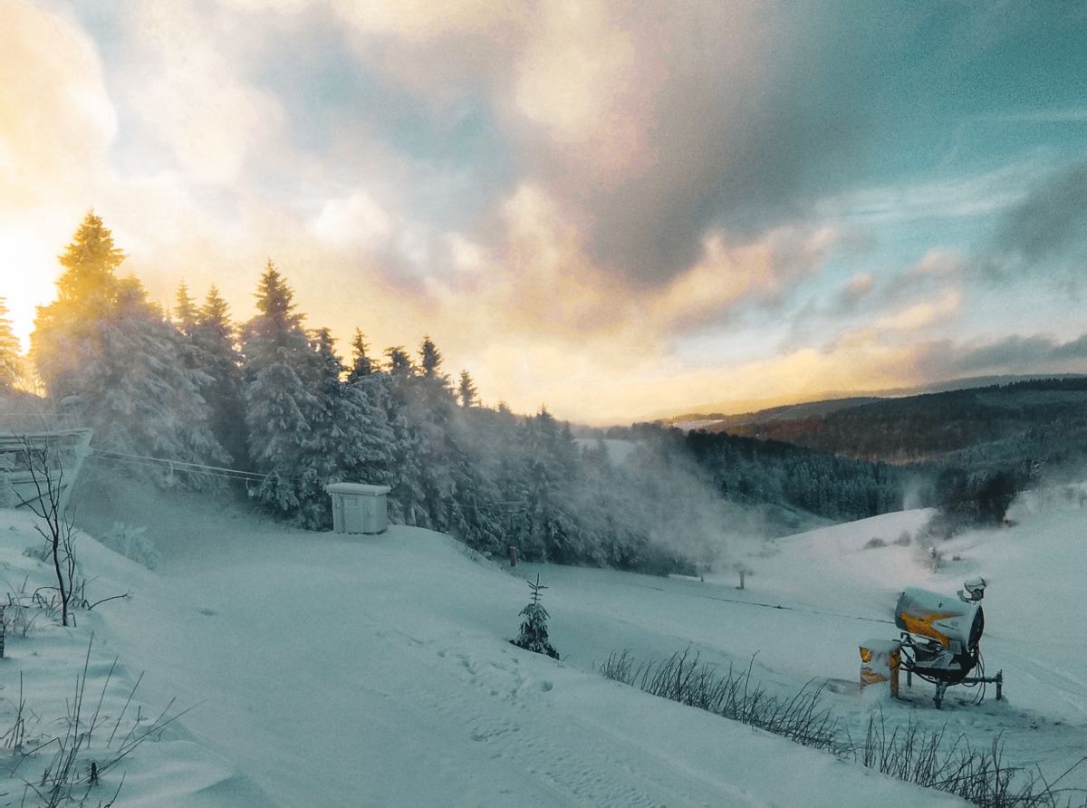 Auch im Skiliftkarussell Winterberg herrschen ideale Bedingungen für Wintersport-Fans. von Niklas Hinz