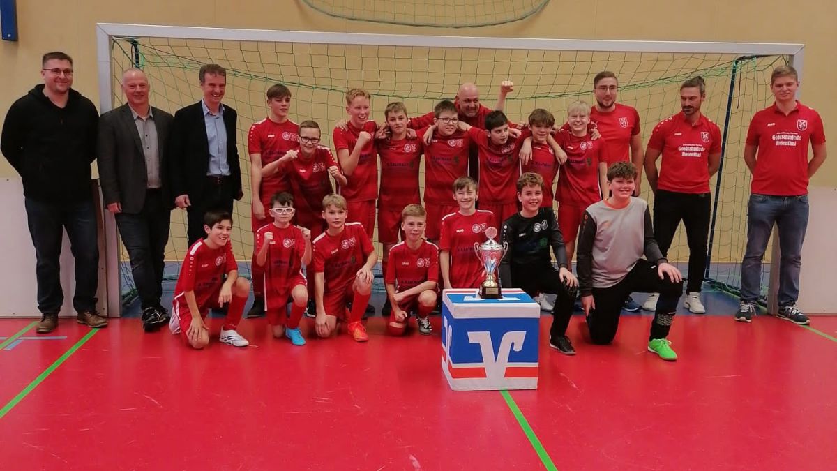 Die D-Jugend der Spielgemeinschaft aus Hünsborn und Rothemühle gewann den Gemeindepokal. von privat
