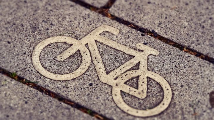 Symbolfoto für Radwege und Rad fahren.