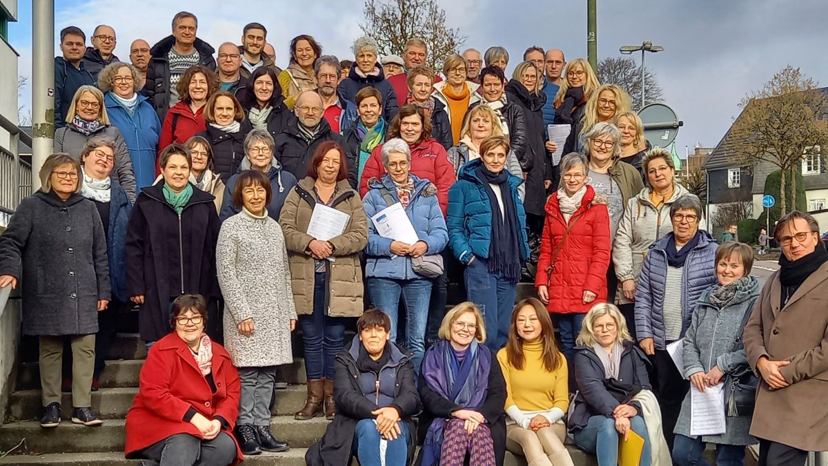 Groß war das Interesse an der ersten Probe des neuen Chorprojektes in Olpe. von chorissimo