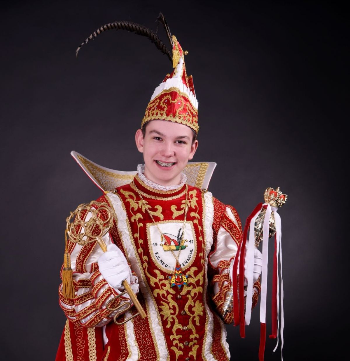 Der amtierende Kinderprinz Christian II. Schnüttgen. von privat