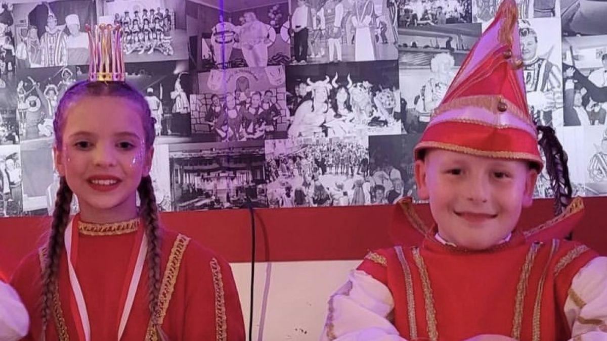 Prinz Anton und Prinzessin Kaithy regieren den Meggener Narren-Nachwuchs. von privat