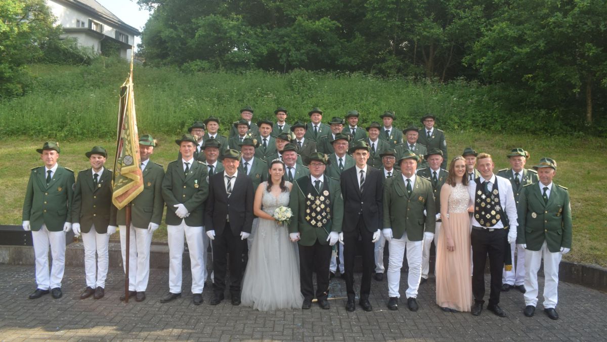 Die Brüner Schützen feiern dieses Jahr zum ersten Mal einen Patronatsschoppen. von privat