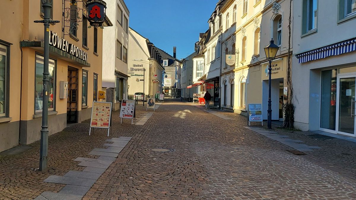 Die Innenstadt wird weiter aufgewertet und Sanierungsmaßnahmen durchgeführt. von privat