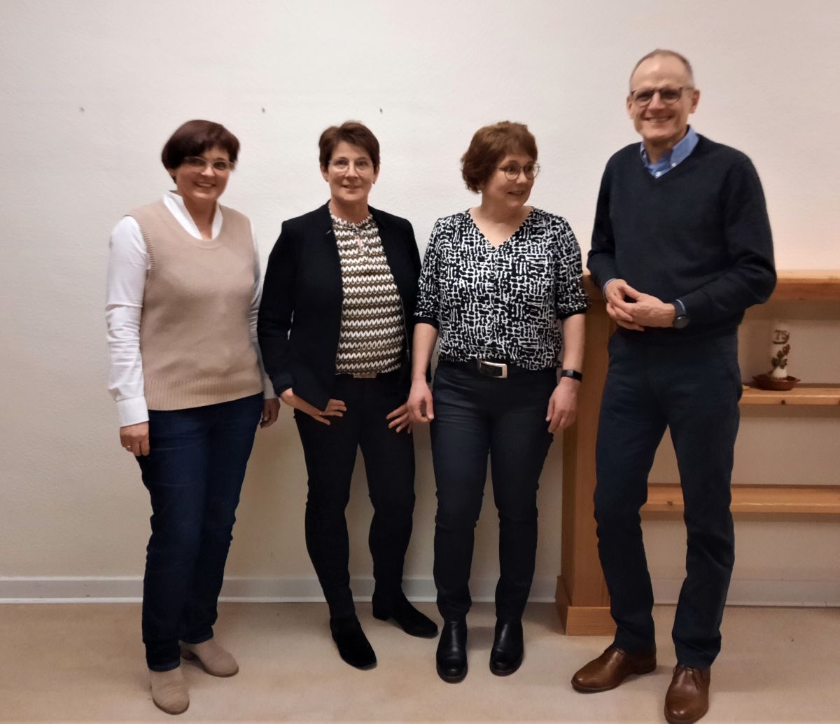 Der Vorstand (v.l.): Schriftführerin Stefanie Wolf-Seara, die Vorsitzende Brigitte Koch, Kassiererin Beate Schmitt-Degenhardt und der 2. Vorsitzende Andreas Müller. von privat