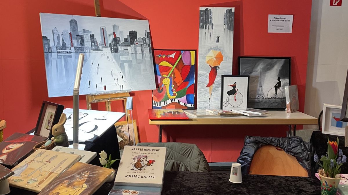 Der 23. Kreativmarkt Attendorn findet wieder in der Stadthalle statt. von Sofia Isphording