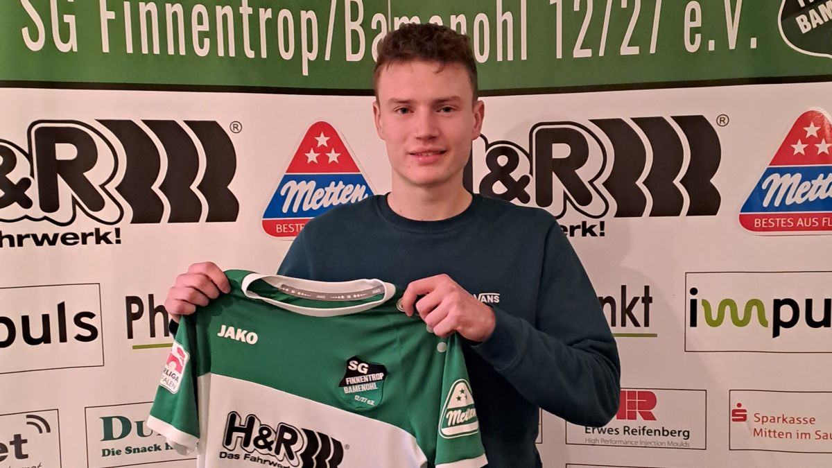 Neuzugang der SG Finnentrop/Bamenohl: Finn Kremer. von privat