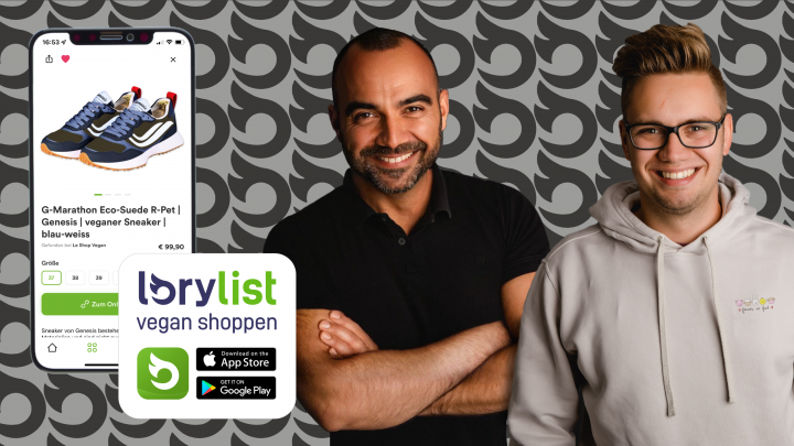 Die jungen Unternehmer Roschan Schaper und Stephan Rüschenbaum haben die lorylist App auf den...