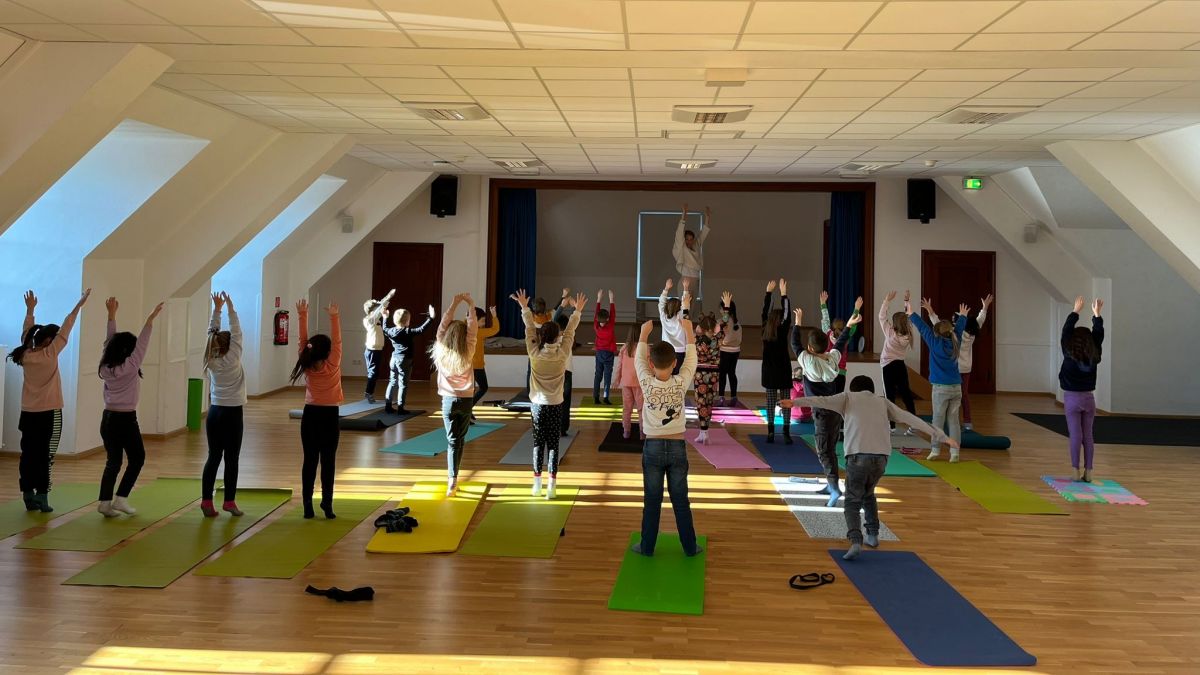 Schüler der Sonnenschule erforschten das Glück. von privat