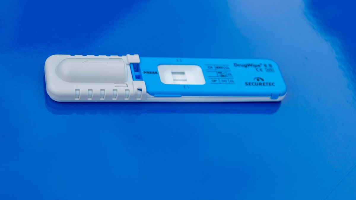 Symbolfoto Drogenvortest. von Nils Dinkel