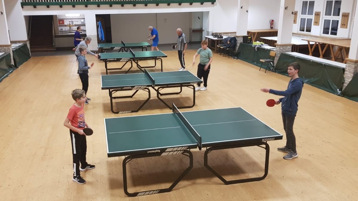 Tischtennis steht montags beim SV Oberelspe auf dem Programm. von privat