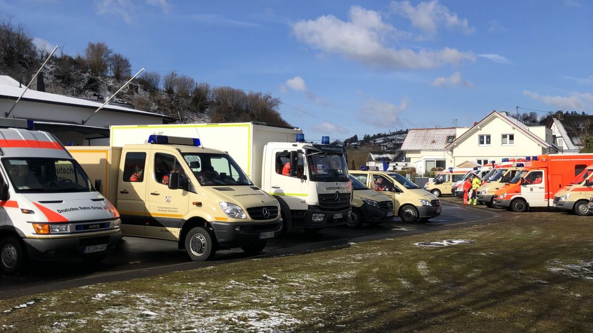 Der Kreis Olpe führt eine große Übung in Elspe aus. von Kreis Olpe